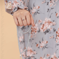 شرشف صلاة مشجر رمادي