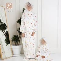 شرشف صلاة الام و البنت ابيض