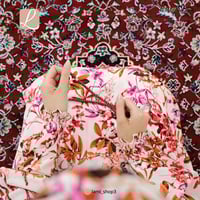 شرشف صلاة مشجر احمر