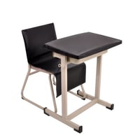 غطاء طاولة مدرسية جلد اسود