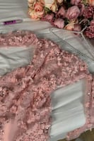 فستان سهرة - كلفه مشجر