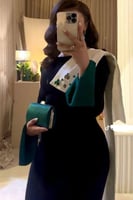 فستان ناعم - اسود ياربي