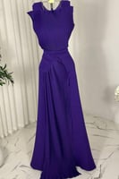 فستان ناعم - موف 1478