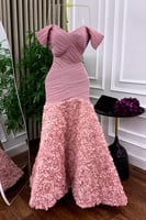 فستان سهرة - منفوش لماع