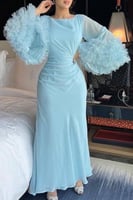 فستان ناعم - شيفون طويل