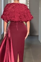 فستان سهرة - باربي ذيل ميكادو عودي