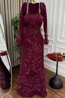 فستان سهرة - باربي مطرز كلفه