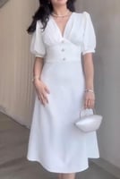 فستان ناعم - ابيض باربي