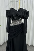 فستان سهرة - اسود RN/033