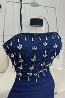 فستان شوق - كحلي باربي