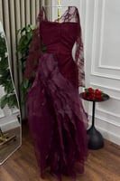 فستان سهرة لونين RN/027