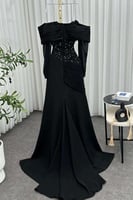 فستان سهرة - اسود RN/033