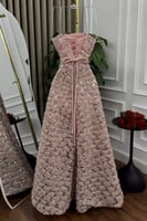 فستان سهرة - لونين فخم