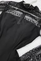 فستان سهرة - ليكرا اسود