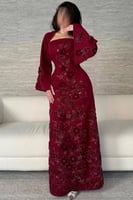 فستان سهرة - باربي مطرز كلفه