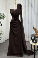 فستان سهرة - بني RN/009