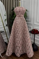 فستان سهرة - لونين فخم