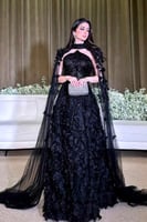 فستان سهرة - تل مطرز