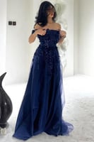 فستان سهرة - تل كحلي