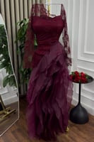 فستان سهرة لونين RN/027