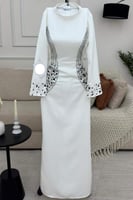 فستان سهرة - باربي ابيض