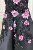 فستان سهرة - اسود ميكادو