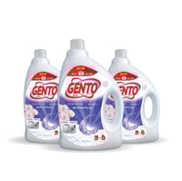 جنتو سائل الغسيل السائل برائحة الورد ٣ لتر - 3 حبا...