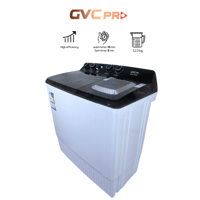 غسالة جي في سي برو 12 كيلو حوضين