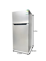 ثلاجة جستج هاوس بخار 14.6 قدم استيل