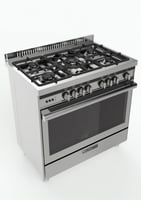 فرن جليم جاز 60x100 غاز قلاية هوائية مدمجة إيطالي