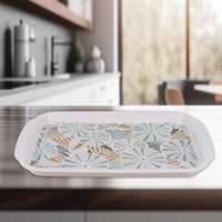 تباسي ميلامين مستطيل مشجر 48*29.5CM