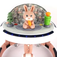 مشاية مع تعليم المشي اطفال لون وردي