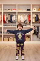 ترنج ولادي كحلي رسمة أسد – خامة ميلتون مبطن قطن 10...