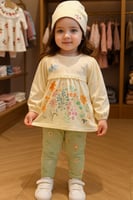 ترنق خريفي بناتي قطن ١٠٠٪ – ناعم ومريح لإطلالة داف...