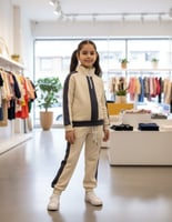 ترنج شتوي ميلتون مبطّن لون بيج مع كحلي – ستايل مرت...