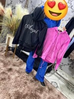 ترنج بناتي قطيفة بثلاث الوان مختلفة