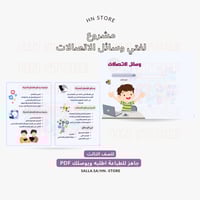مشروع لغتي وسائل الاتصالات للصف الثالث PDF
