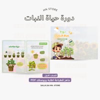 مطوية حياة النبات للصف الاول PDF