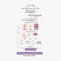 ‎ورقة عمل لمهمة ادائية لجمع الكسور وطرحها للصف ال...