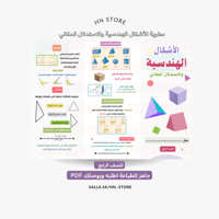 مطوية الاشكال الهندسية والاستدلال المكاني للصف الر...