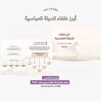 أبرز خلفاء الدولة العباسية للصف الخامس PDF