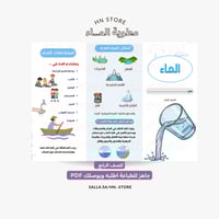 مطوية الماء للصف الرابع PDF