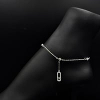 خلخال فضة عيار 925 - متجر زاهية الفضة