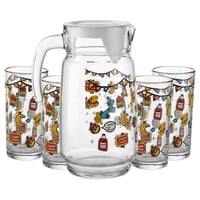 طقم جاك زجاج مع 4 كاسات رمضانية – 1 طقم - 42- R548