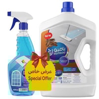 مطهر أرضيات برائحة العود من بامبو - 3 لتر + منظف ز...