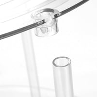 منظم دوّار شفاف – طبقتين دائريتين – بلاستيك - AL-8...