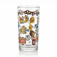 طقم كاسات زجاج رمضانية – 6 حبات × 250 مل - TM001H