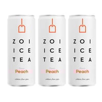 مشروب شاي مثلج بنكهة الخوخ بدون سكر مضاف من زوي –...