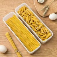 قطعتان من حاويات تخزين السباغيتي حاويات طعام بلاست...