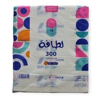 مناديل وجه ناعمة – من لطافة – 10 عبوات × 300 منديل...